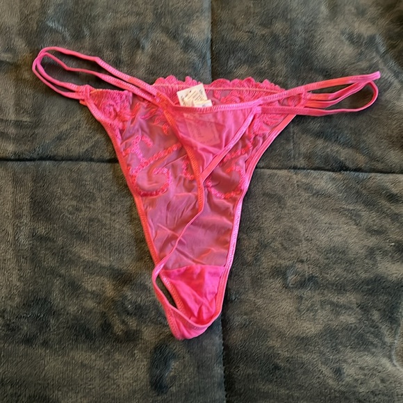 A.C.T. International pink lace lingerie two piece size 3X - Picture 5 of 8